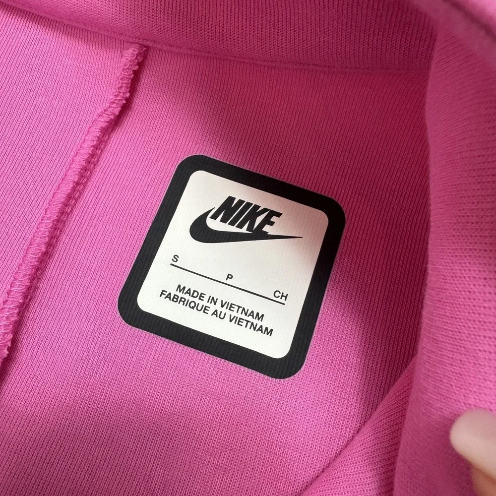 Nike Sportswear Tech Fleece Jumpsuit Womens Small Pink HV4095 675 $185